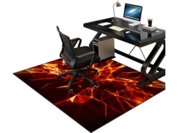 Tapete Protetor Cadeira Antiderrapante 70 X 100 Cm Piso Chão Escritório, Gamer,