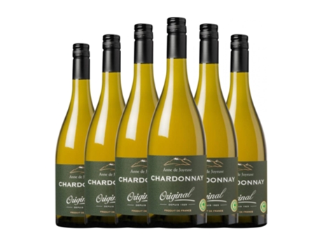 Vinho branco JOYEUSE Original Chardonnay Vin de Pays d'Oc (0.75 L - 6 Unidades)