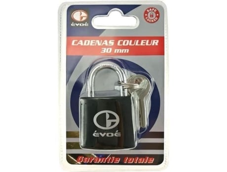 Cadeado Preto 30mm Evoe