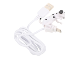 Cabo Usb Tipo C Com Design Divertido De Cachorro, Durável E Leve,