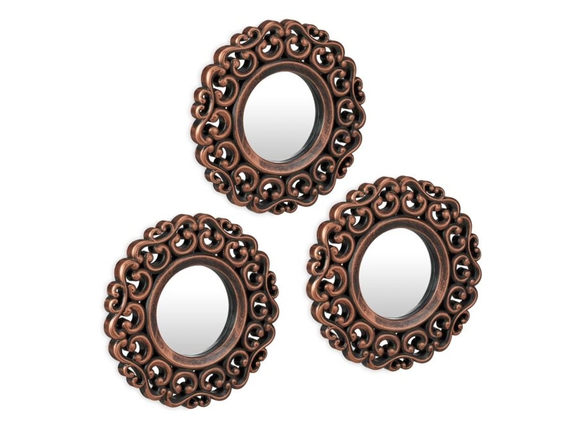 Conjunto De 3 Espelhos Barrocos