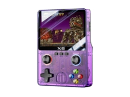 Console de Jogos Retrô X6 com tela IPS 3,5 polegadas, portátil, compatível com 11 emuladores GOKOCO