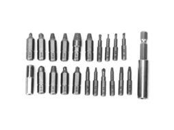 22pcs Extrator de Parafusos Aço CRV com Caixa de Ferro | S/MARCA