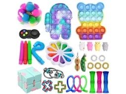 Mali 30pcs Brinquedos Sensoriais Decompressão para Crianças Adultos Ansiedade Autismo