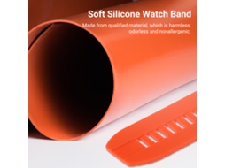 Cinto de Relógio de Silicone 20mm LAXISCREED