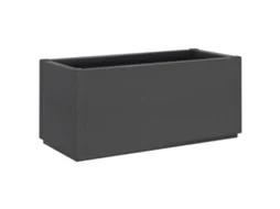 Garden Planter, Garden Planters Vidaxl Cinzeto Polipropileno (80 X 36 X 35 Cm)