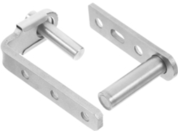 Conjunto De Dobradiças Duplas Com Fechamento Automático, Removíveis,