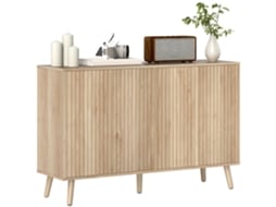 Mesa multifuncional com prateleiras BTFORUS 114x45x138cm