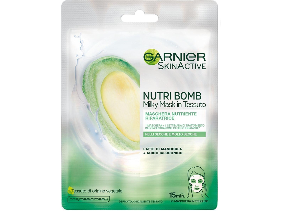 Máscara Facial de Tecido Skin Active Leite de Amêndoa GARNIER emb. 1 un