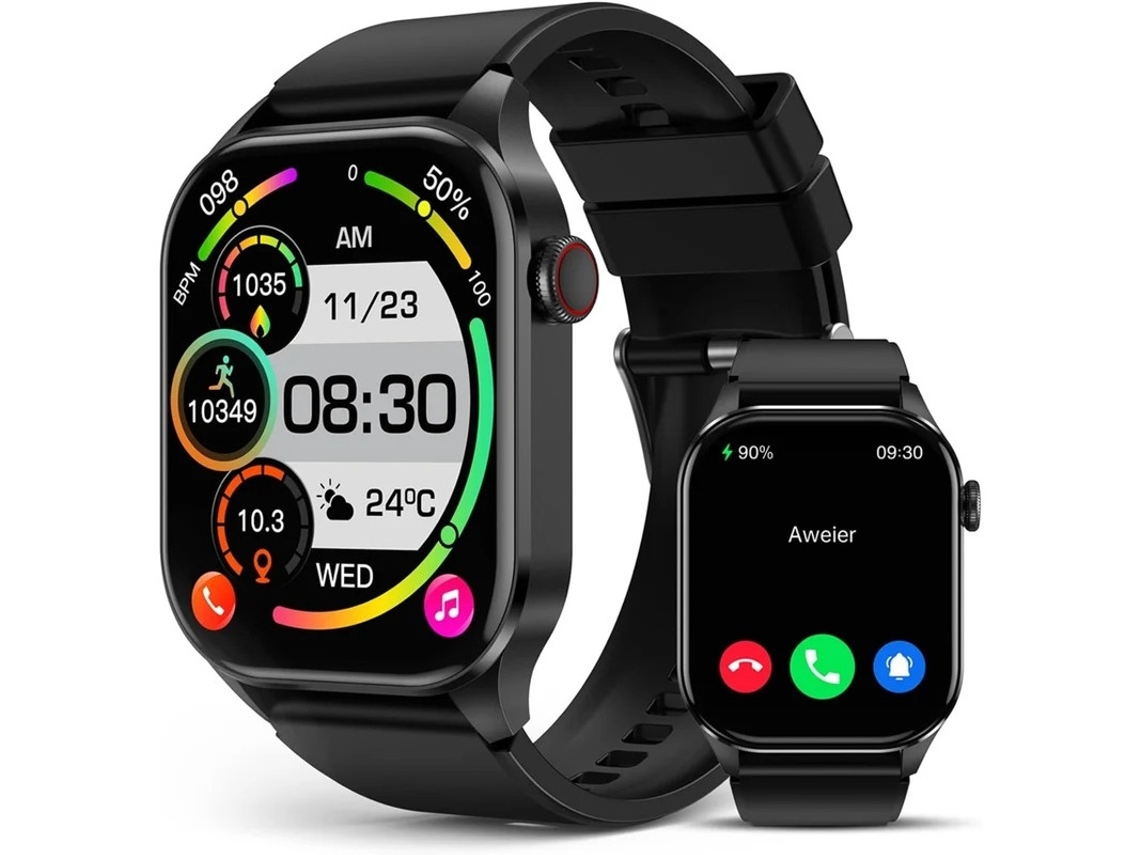 Smartwatch Infravermelho True Blood Oxygen Monitor 2.04 Polegadas Amoled Display Heart Rate Monitor E Press Bestvite