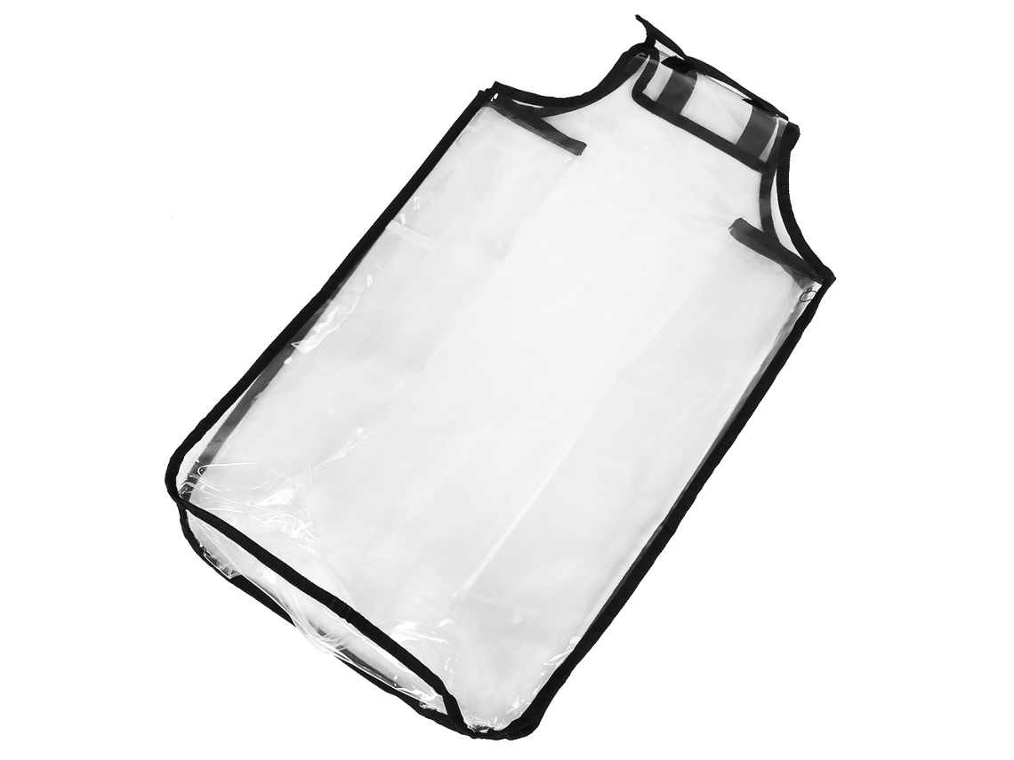 Capa protetora transparente impermeável de PVC para mala de viagem 20 polegadas S/MARCA