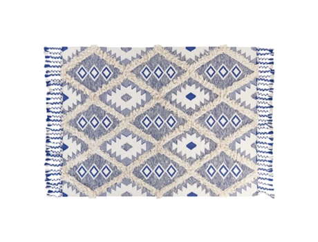 Tapete BELIANI (200 x 140 x 12 - Algodão - Creme)