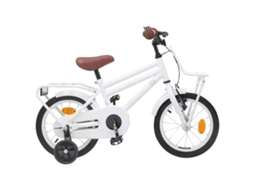 Vidaxl Bicicleta Infantil 14 Polegadas Para 3 A 5 Anos Branco