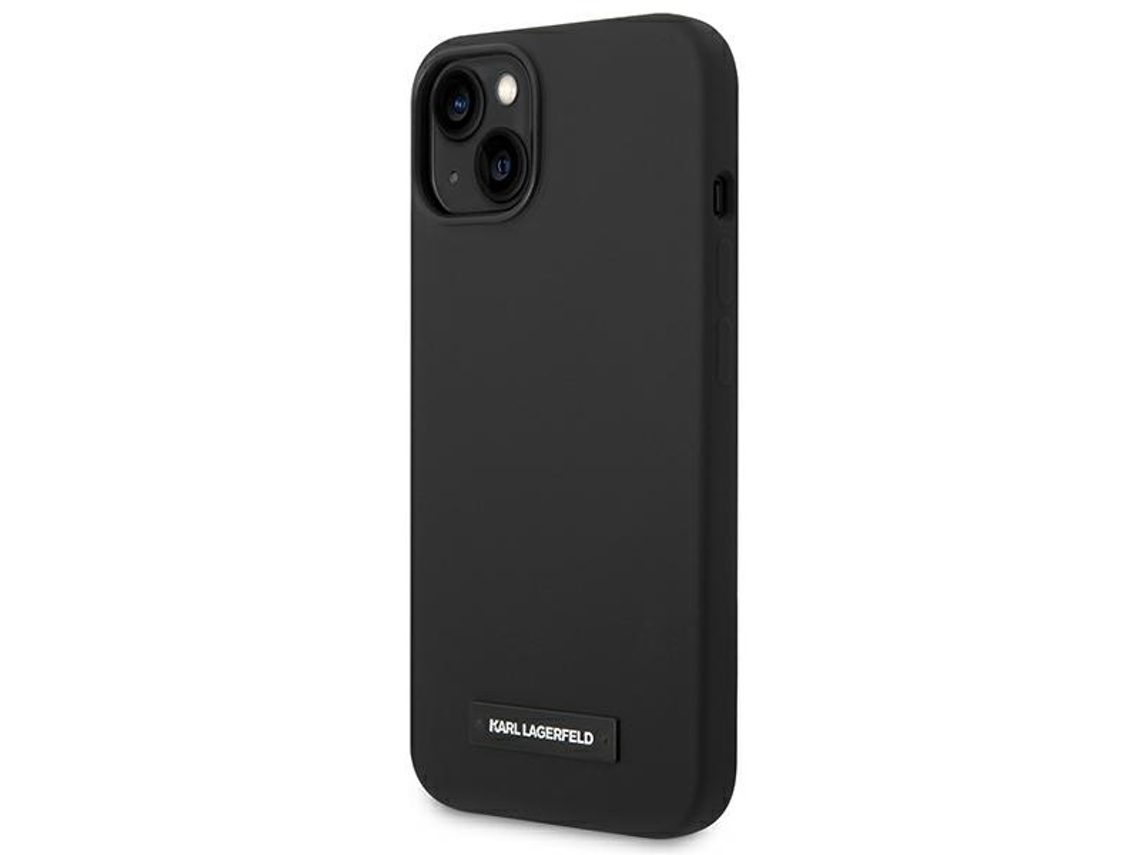 Capa para iPhone 14 Plus KARL LAGERFELD Silicone Rígida Preto