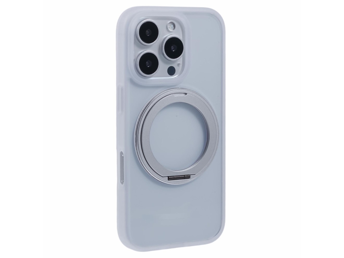 Casa Em Tpu, Com Suporte Para Apple Iphone 16 Pro - Branco