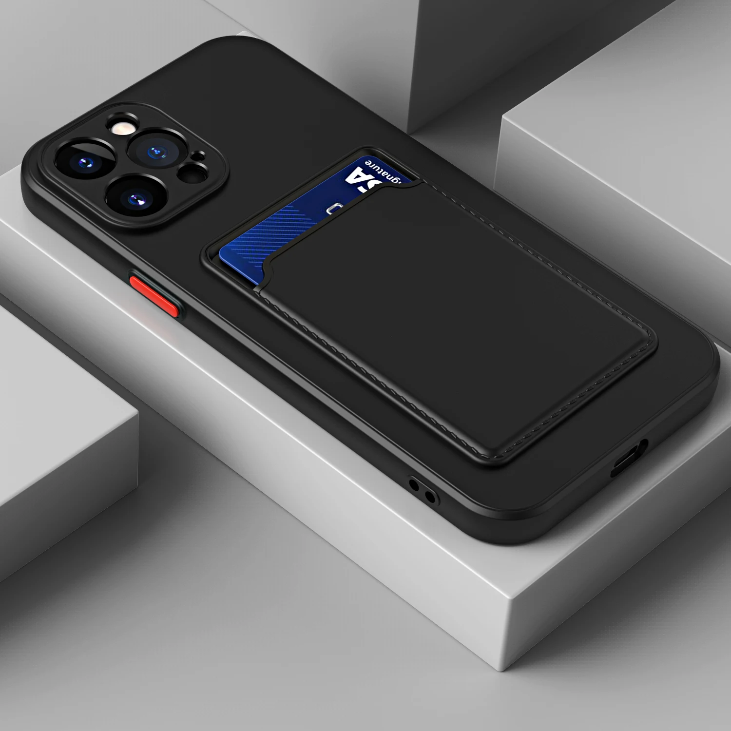 (preto 11 Pro 5,8 Polegadas) Capa Elegante Estilo Carteira Para Celular Com Compartimento Para Cartão, Feita De Material Tpu Macio.