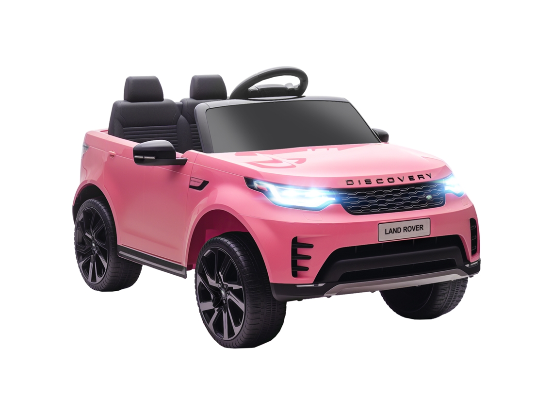 Carrinho Elétrico Infantil Land Rover Discovery, 12v, Controle Remoto 2.4g, 2 Motores, 105x68,5x58cm, Rosa PROFESIA BOYANG