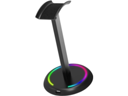 Support De Casque De Bureau Avec Base Éclairée, Support De Bureau Pour Rangement De Casque,