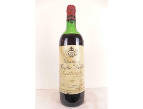 Vinho Tinto CHÂTEAU MOULIN DELILLE 1978 (75 cl - 1 unidade)