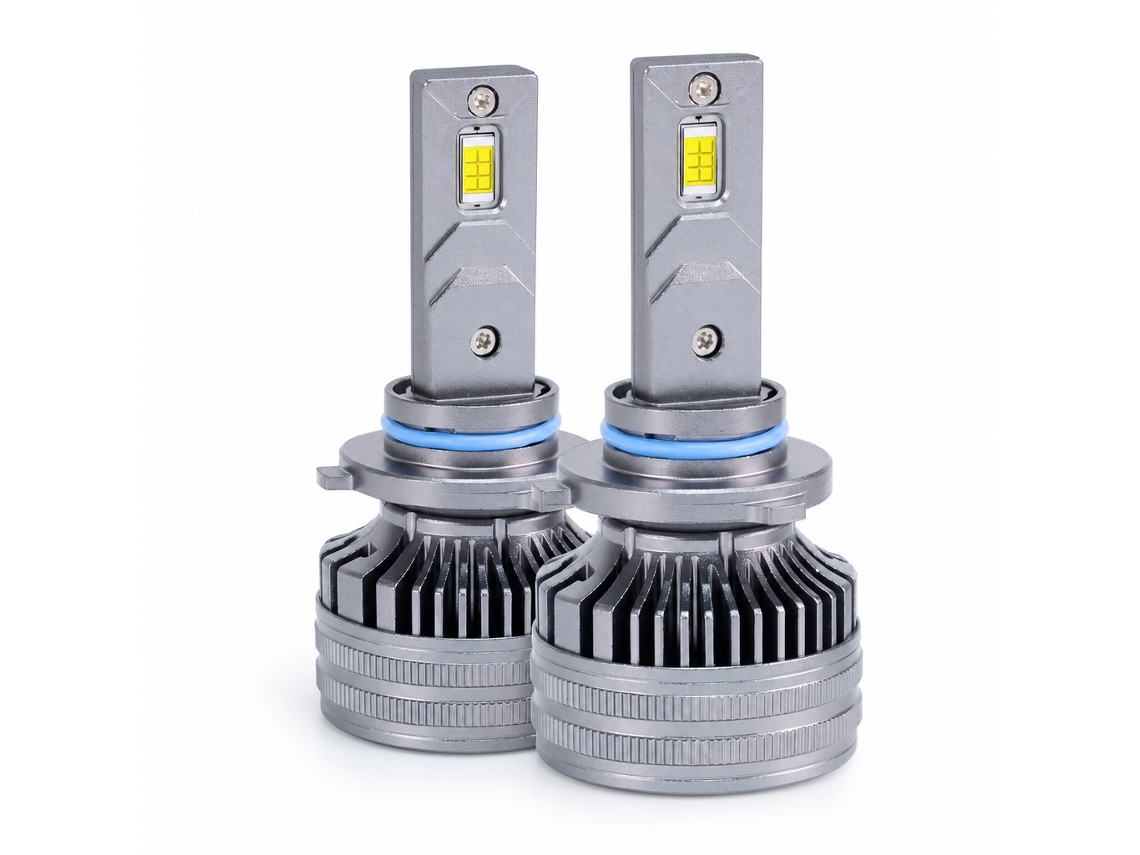 Lâmpadas Led Para Faróis De Automóvel H8/h9/h11 130 W, Luz Branca, Prateadas Redsea