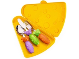 Faqueiro de 3 Peças com Estojo GUZZINI Tip Top Tap Bimbi