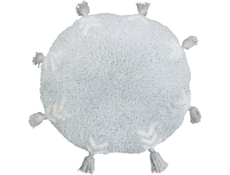 Almofada Infantil HAPPY DECOR KIDS Tan Tan (Azul - Algodão, Poliestireno - ø35 cm)