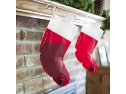 Zapatos De Navidad Bolsa De Vino 2pcs 2025, Bolsa De Vino Navideña Colgante Plástico Para Cava Y Licores, Regalo Navideño