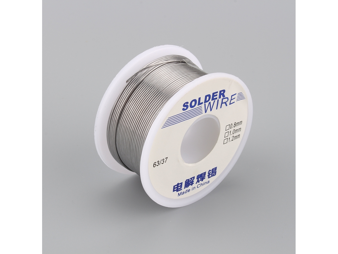 Hilo De Soldadura Com Flux 63/37 Estanho 0.8mm 100g Núcleo De Resina Robusto Para Diy E Suprimentos Industriais