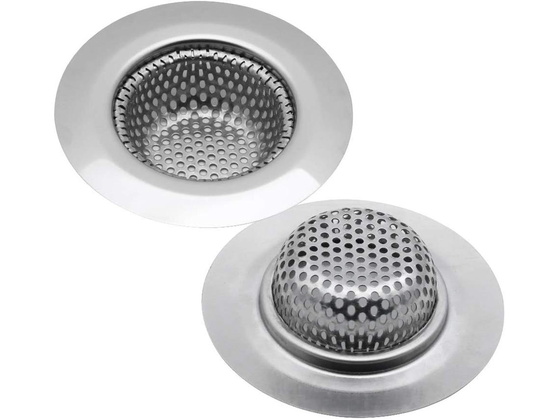 Filtro para Lava Loiça em Aço Inoxidável DUREFORWARD (2 Unidades)