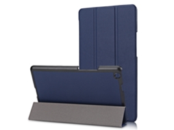 Capa Protetora Couro Imitado Flip Para Huawei Mediapad M3 Lite 8.0 (dark Blue)