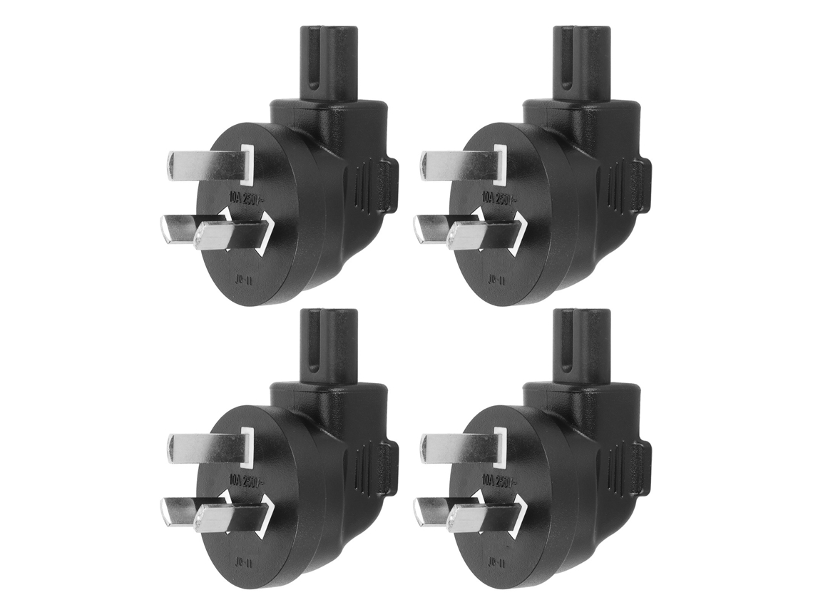 Adaptador LAXISCREED Plug Australia Iec320 C7 90° 4pcs