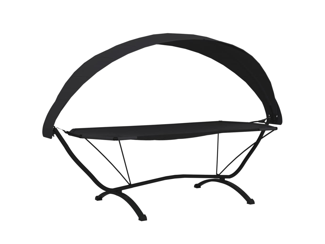 Outdoor Lounge Bed, Outdoor Lounge Beds Vidaxl Preto Madeira (n/a)