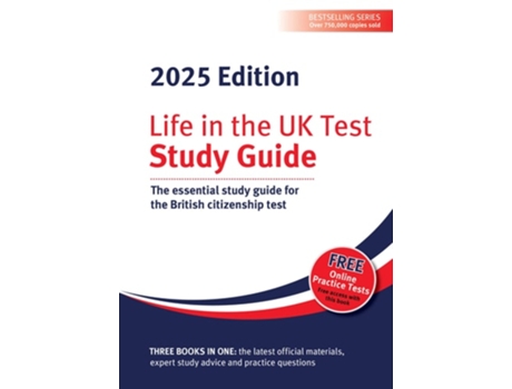 Livro Life in the UK Test Study Guide 2025 de Alastair Smith (Inglês)