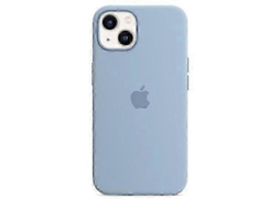 Capa de Silicone com Magsafe para Iphone 13 Mini Proteção Perfeita e Carregamento Magnético Niebla Azul