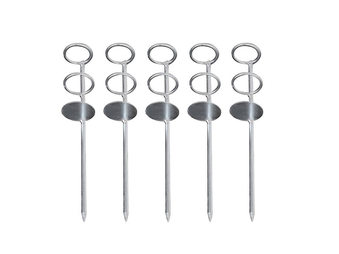 5pcs Ferramenta De Pesca De Aço Inoxidável