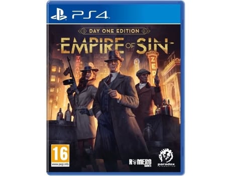 Empire Of Sin Jogo De PS4 Do Primeiro Dia Da Edição Day One