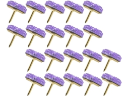 20 Tachinhas Redondas De Metal Brilhante Para Quadros Cortiça, Decorativas E Versáteis, Ideais Para Escritórios E Salas