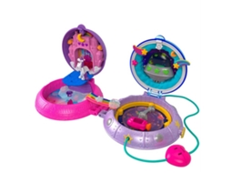 Polly Pocket Set Double Spaceship e Princess Castle (Idade Mínima Recomendada: 4 anos)