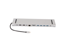 Estação De Docking (display Dual Hdmi, Porta De Ethernet Gigabit) Hub Type-c 12 Em 1 Para Usb3.0 Com Carregamento Pd