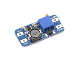 5pcs Módulo Boost Ajustável 2a 2 24v para 5 28v Placa Step Up Componentes Eletrônicos