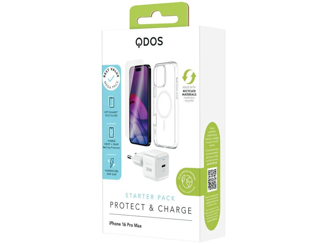 Kit QDOS Starter Pack iPhone 16 Pro Max