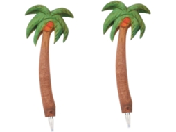 Canetas Esferográficas Pacote Com 2 Unidades, Feitas De Fibra Coco.