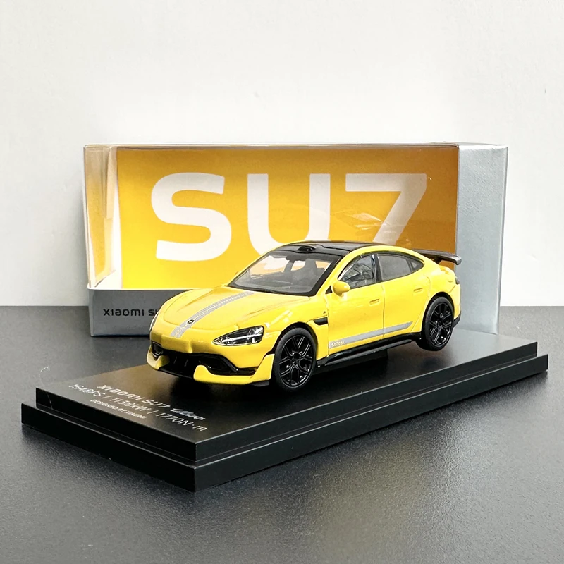 (amarelo) Miniatura De Supercarro Em Escala 1:64, Feita Em Metal Fundido, Modelo De Carro De Brinquedo.