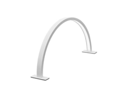 Luminária De Mesa Led Em Formato De Meia-lua Para Unhas (branca)