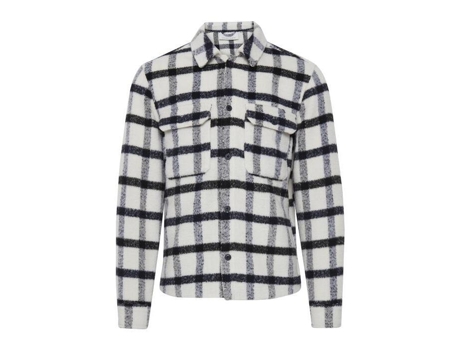 Camisa de Homem CASUAL FRIDAY Verificada Jukes Bege (L)