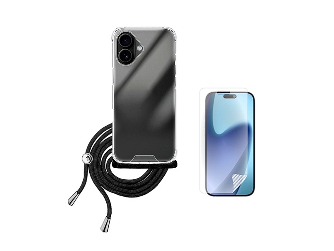 Capa Transparente Com Cordão Película Cleargel Capasmart Para Apple Iphone 17 - Transparente