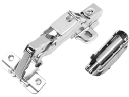 Dobradiça Hidráulica De 175° Com Fechamento Suave, 2 Peças, Para