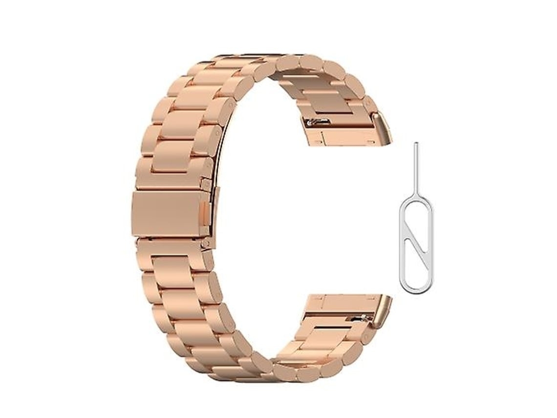 Pulseira De Relógio Lurelia Para Fitbit Versa 3 / Fitbit Sense 3 Beads Em Aço Inoxidável Com Ferramentas De Desmontagem