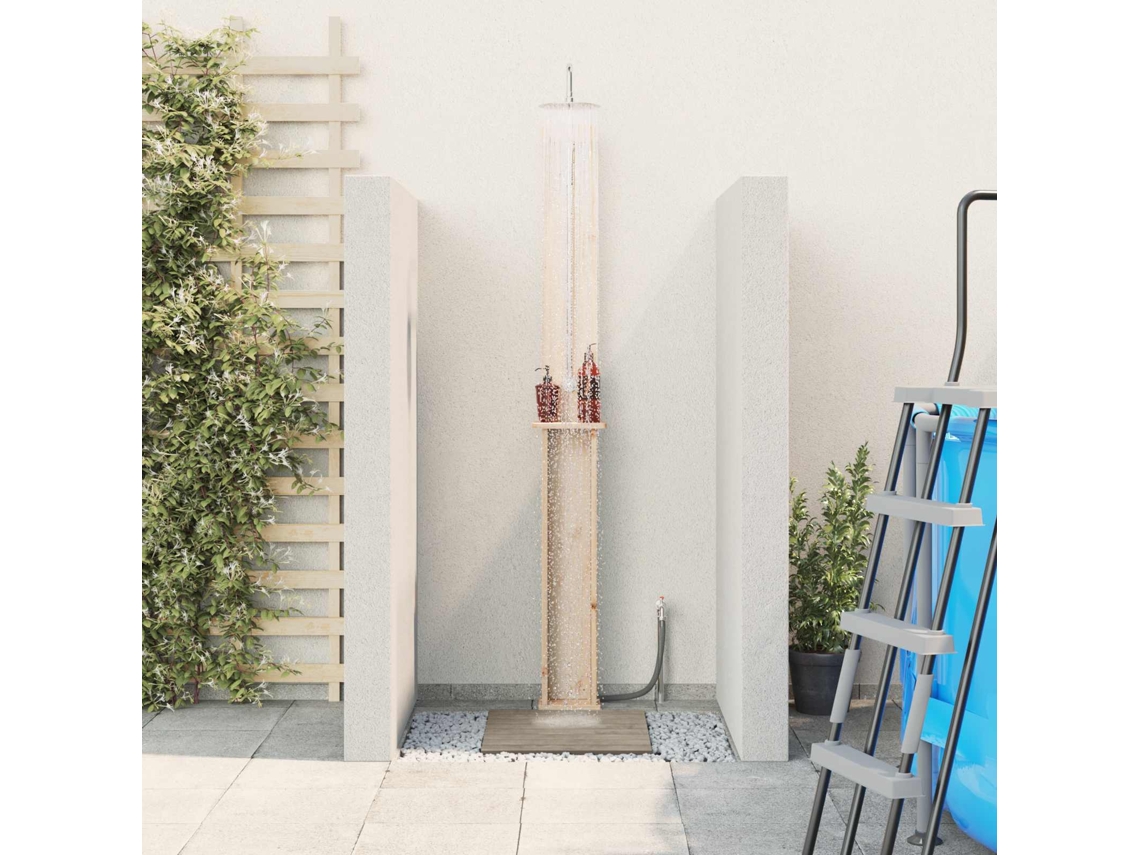 Vidaxl Chuveiro Externo 246 Cm Natural