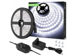 Fita Led 5 M Autoadesiva Impermeável Para Quarto E Cozinha - Lurelia